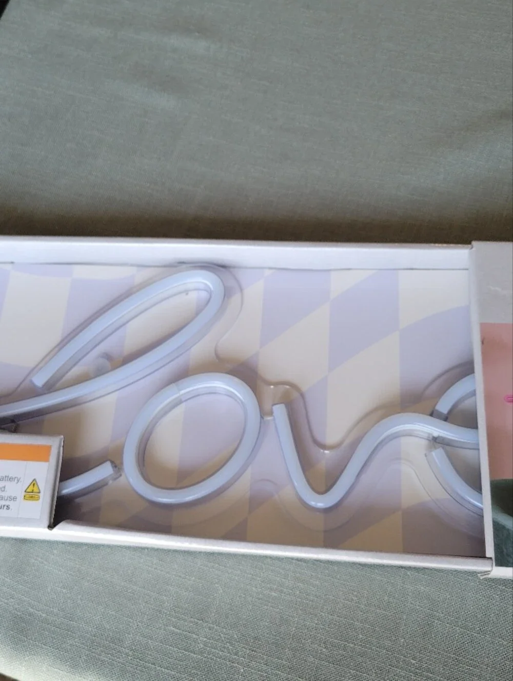 Pink 'Love' LED Neon Wall Art Sign